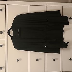 ZARA Cinchable Waist Cardigan/Jacket